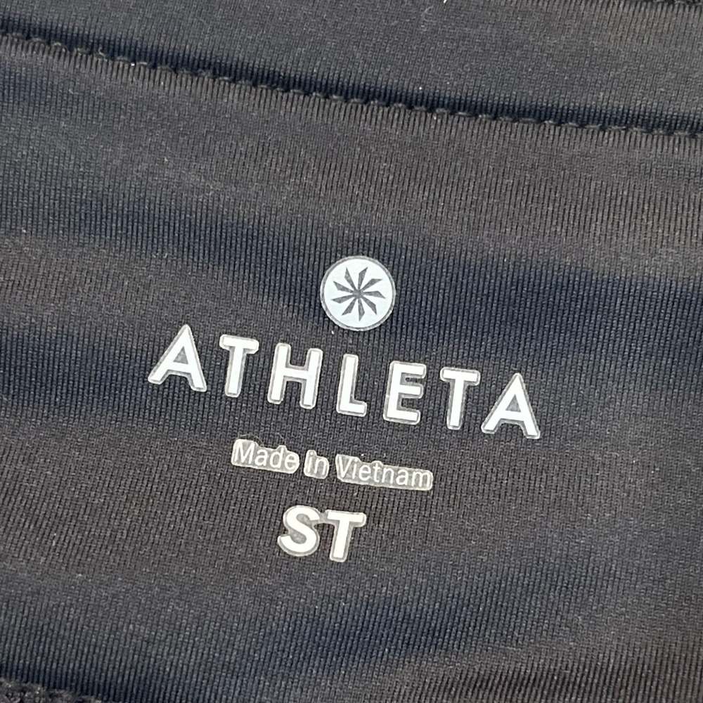 Athleta Black Tiered Ruffle Skort Athletic Skirt Small Tall - Picture 8 of 10